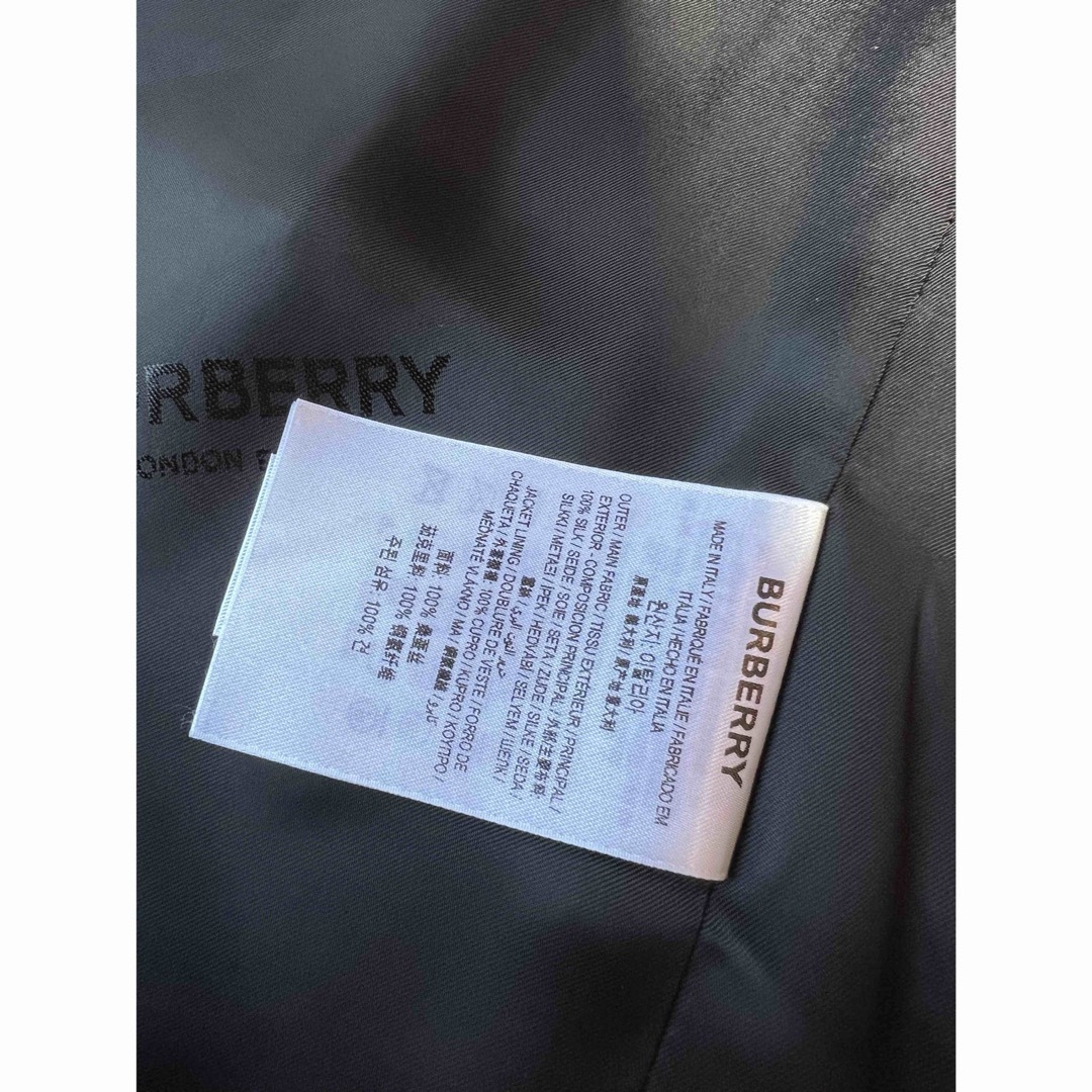 BURBERRY バーバリー シルク テーラードジャケット ベスト