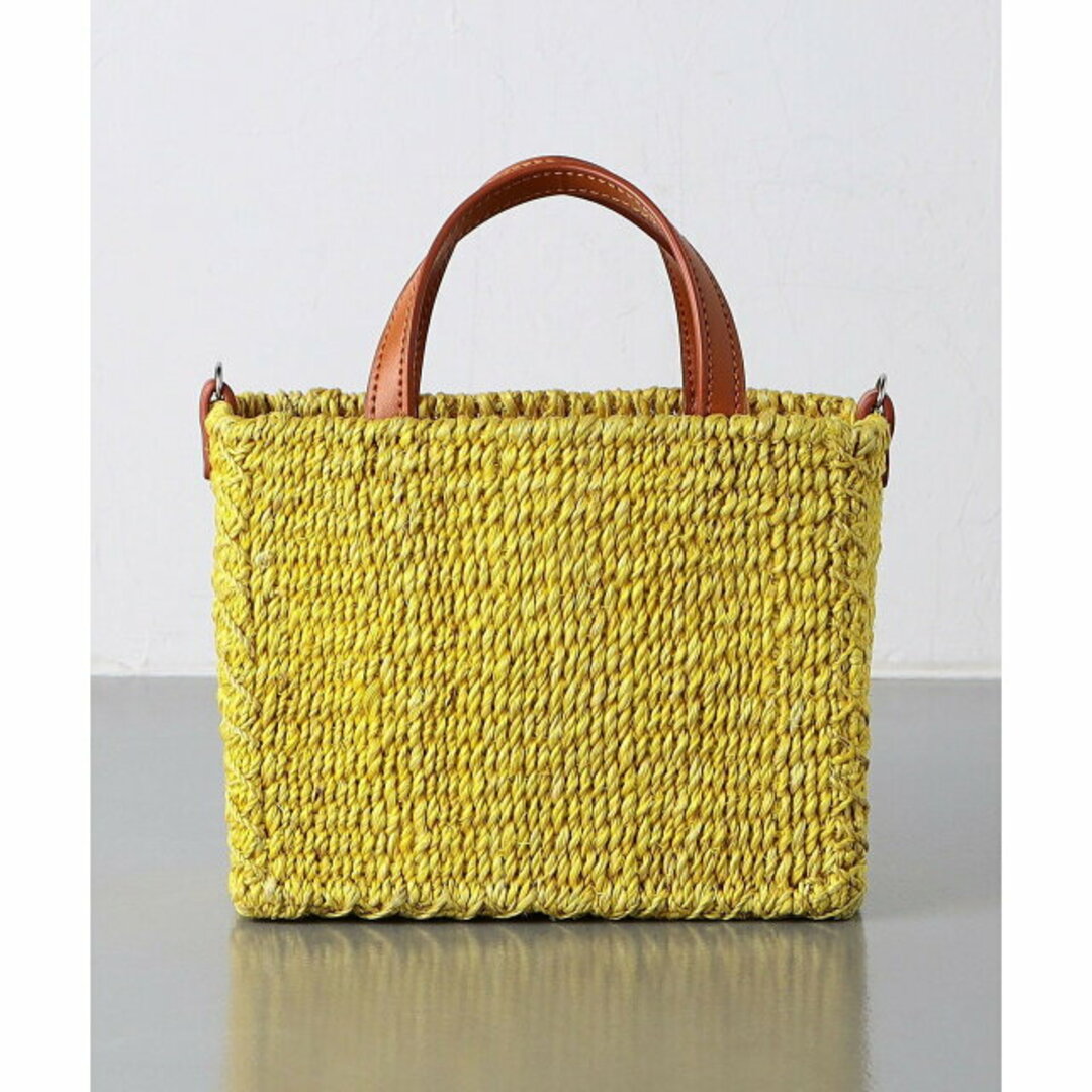 UNITED ARROWS(ユナイテッドアローズ)の【YELLOW】ABACA ミニ カゴバッグ レディースのバッグ(かごバッグ/ストローバッグ)の商品写真