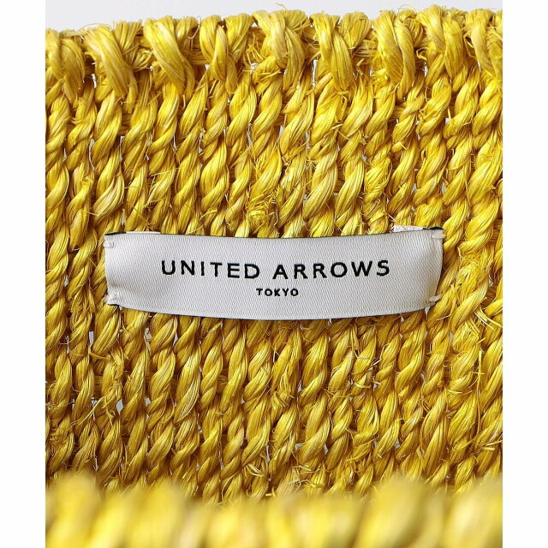 UNITED ARROWS(ユナイテッドアローズ)の【YELLOW】ABACA ミニ カゴバッグ レディースのバッグ(かごバッグ/ストローバッグ)の商品写真