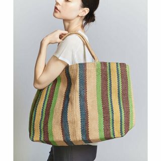 ビューティアンドユースユナイテッドアローズ(BEAUTY&YOUTH UNITED ARROWS)の【LIME】【別注】<Maison Bengal>ジュート ビッグ トートバッグ(トートバッグ)