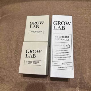 エヌオーガニック(N organic)のGROW LAB メディケイテッドスカルプフォーム 100mlブラシ2個セット(スカルプケア)