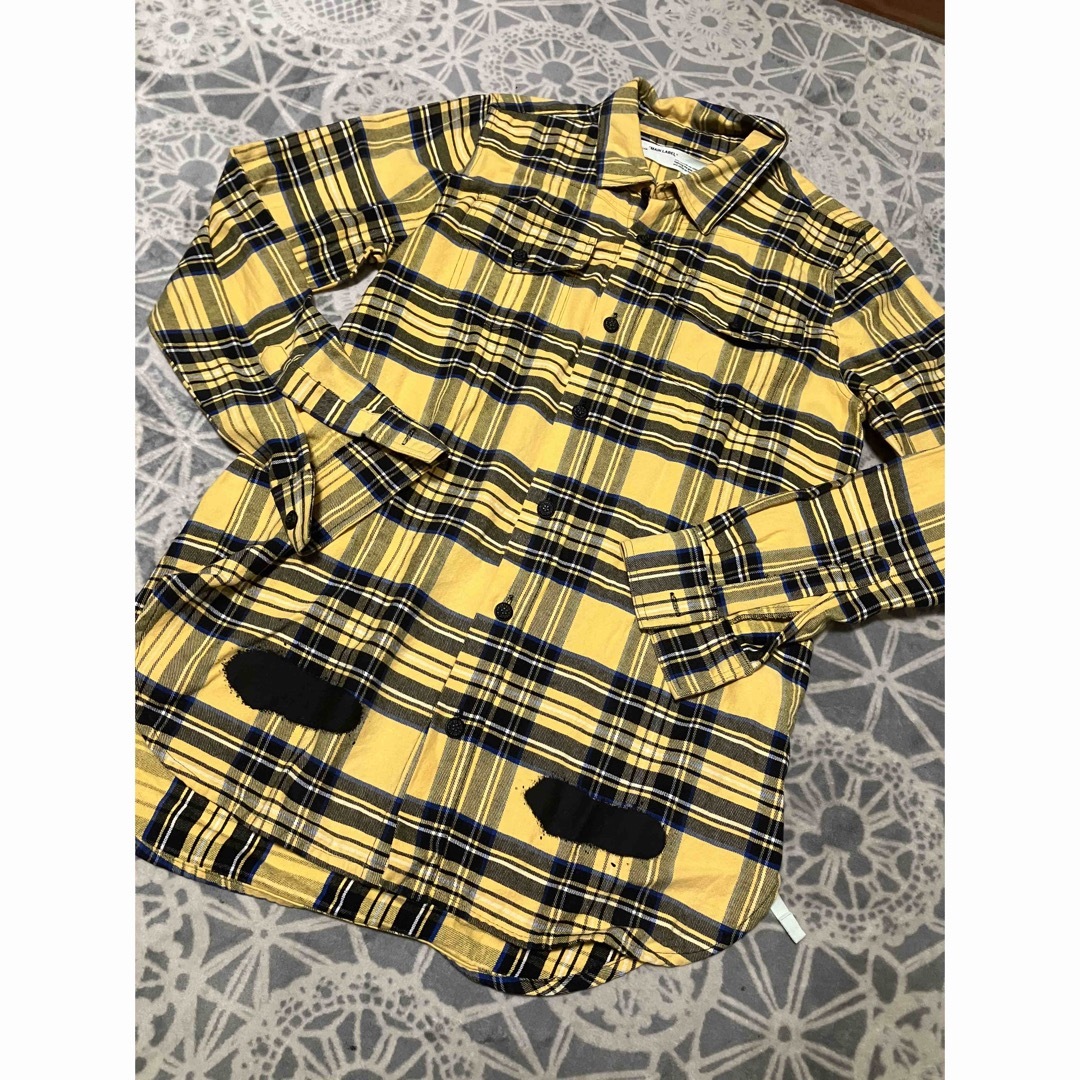 OFF-WHITE(オフホワイト)のオフホワイト　17SS DIAG SPRAY CHECK SHIRT XS メンズのトップス(シャツ)の商品写真