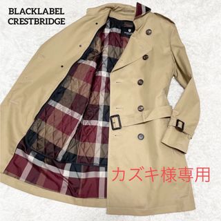 ブラックレーベルクレストブリッジ(BLACK LABEL CRESTBRIDGE)のブラックレーベルクレストブリッジ トレンチコート　ライナー　チェック　Lサイズ(トレンチコート)