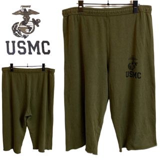 ミリタリー(MILITARY)のUS VINTAGE USA製 USMC 米軍 カットオフスウェットハーフパンツ(ショートパンツ)