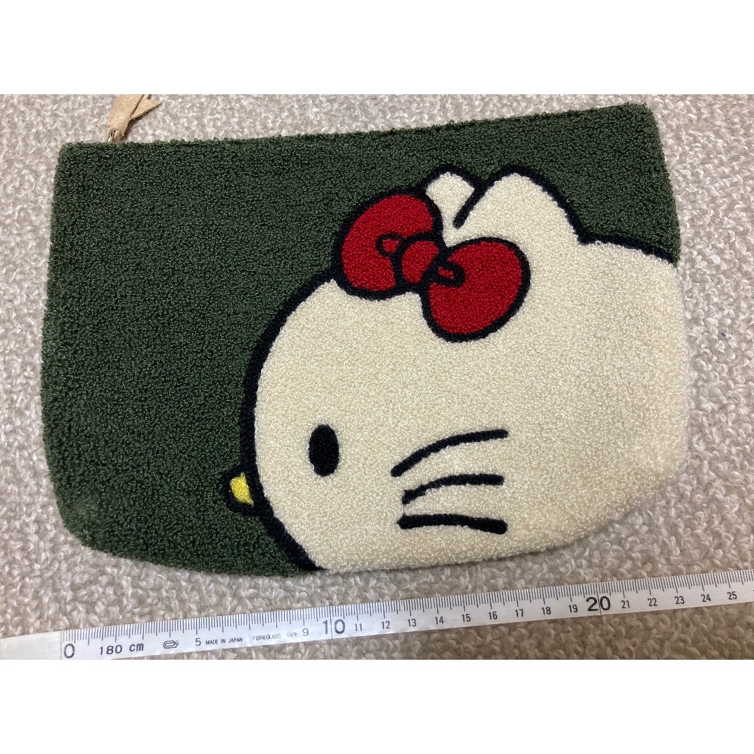 ハローキティ(ハローキティ)のキティ♡サガラ刺繍ポーチ レディースのファッション小物(ポーチ)の商品写真