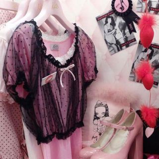 SWEET ROMANCE camisole ブラック