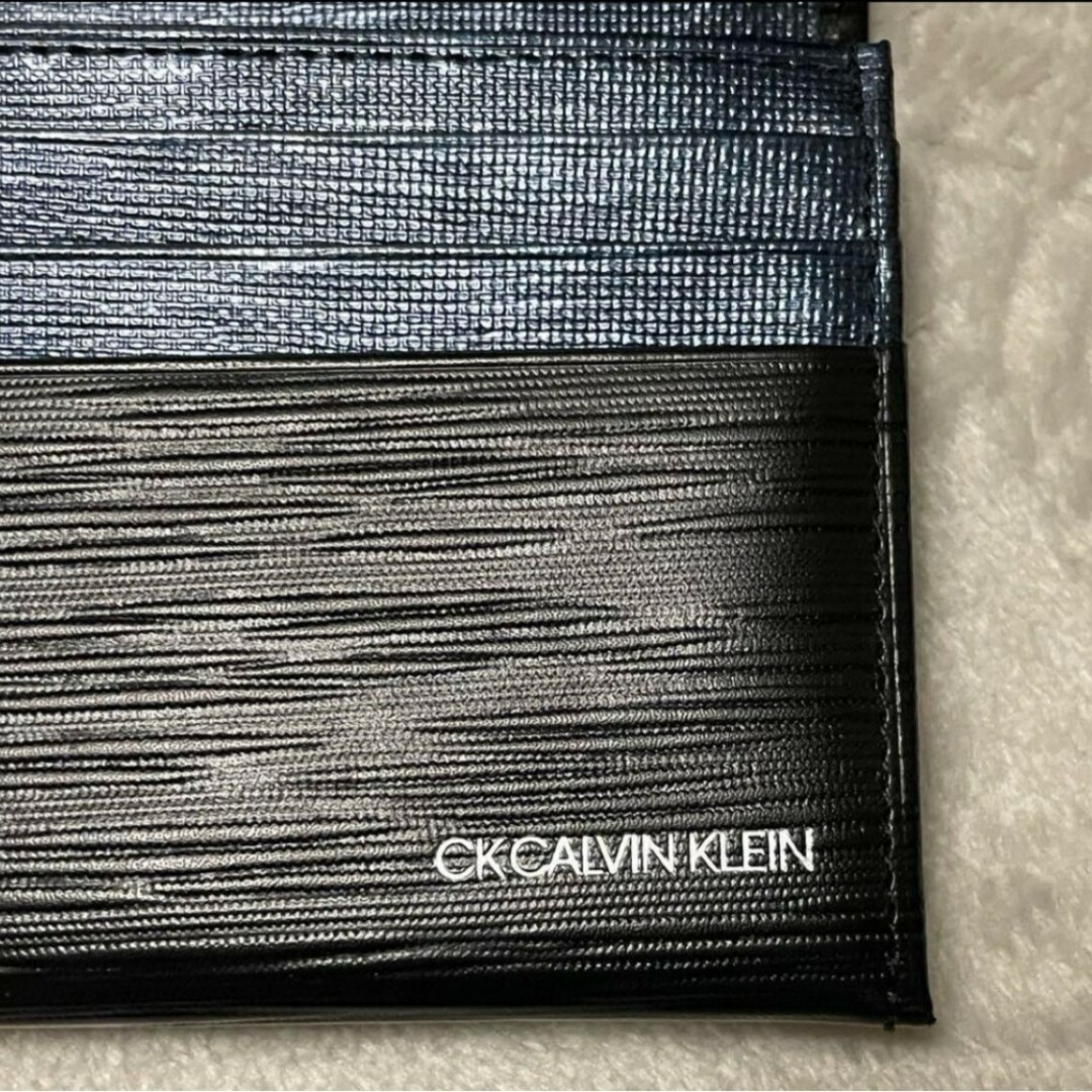 ck Calvin Klein(シーケーカルバンクライン)のシーケー カルバンクライン 長財布 タットII メンズ  本革　レザー　美品 メンズのファッション小物(長財布)の商品写真