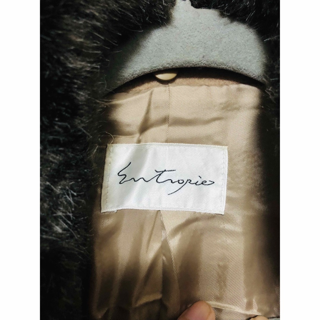 レディースロングコート　サイズM  未使用　ベージュ レディースのジャケット/アウター(ロングコート)の商品写真