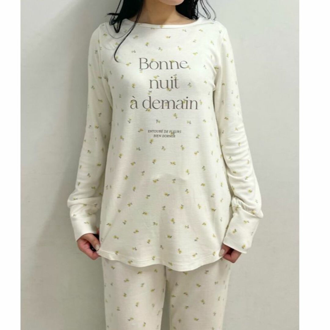 gelato pique 小花柄ロングTシャツ&パンツ　SET ジェラートピケ♡小花柄ロンT&ロングパンツSET
