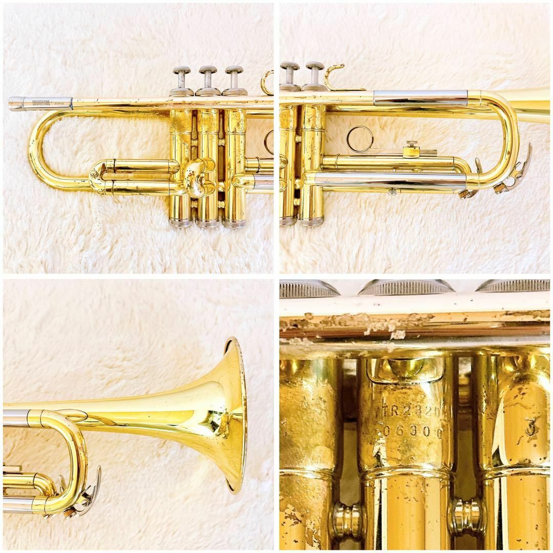 ヤマハ(ヤマハ)の(希少) YAMAHA YTR 2320 トランペット  B♭ マウスピース付き 楽器の管楽器(トランペット)の商品写真