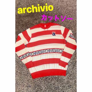 アルチビオ(archivio)のarchivio＊アルチビオ＊カットソー＊薄手ニット＊メンズ＊ゴルフウェア(ウエア)