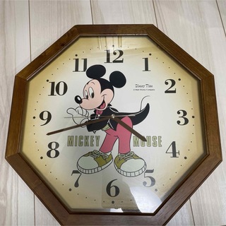 ディズニー(Disney)のDisney ディズニー ミッキーマウス レトロ 掛け時計(掛時計/柱時計)