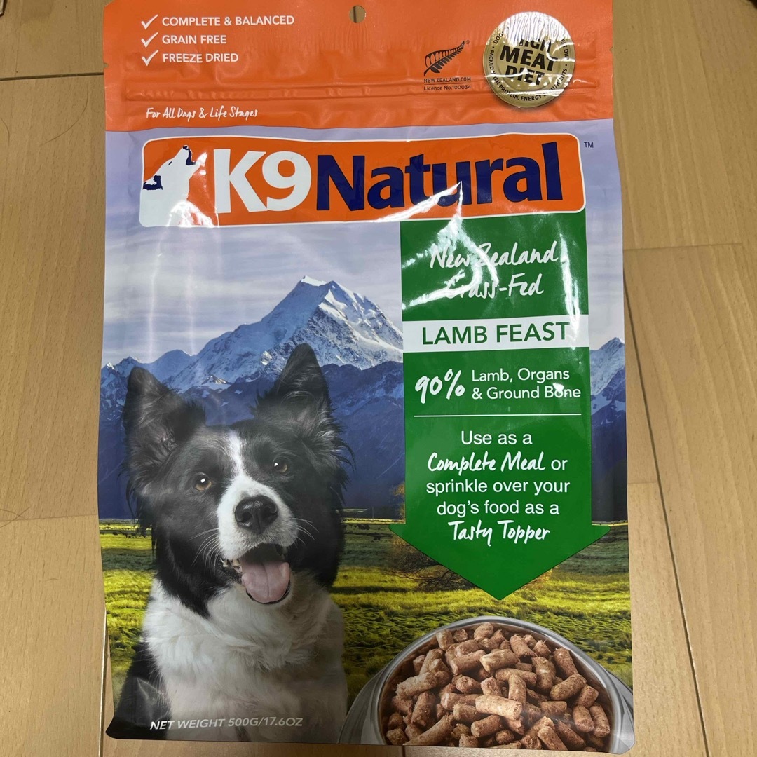 K9ナチュラル(ケーナインナチュラル)のk9ナチュラル フリーズドライ ラム 500g その他のペット用品(犬)の商品写真