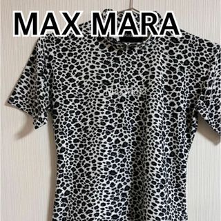 マックスマーラ(Max Mara)のMAX MARA マックスマーラ Tシャツ 半袖トップス ヒョウ柄【CT50】(Tシャツ(半袖/袖なし))