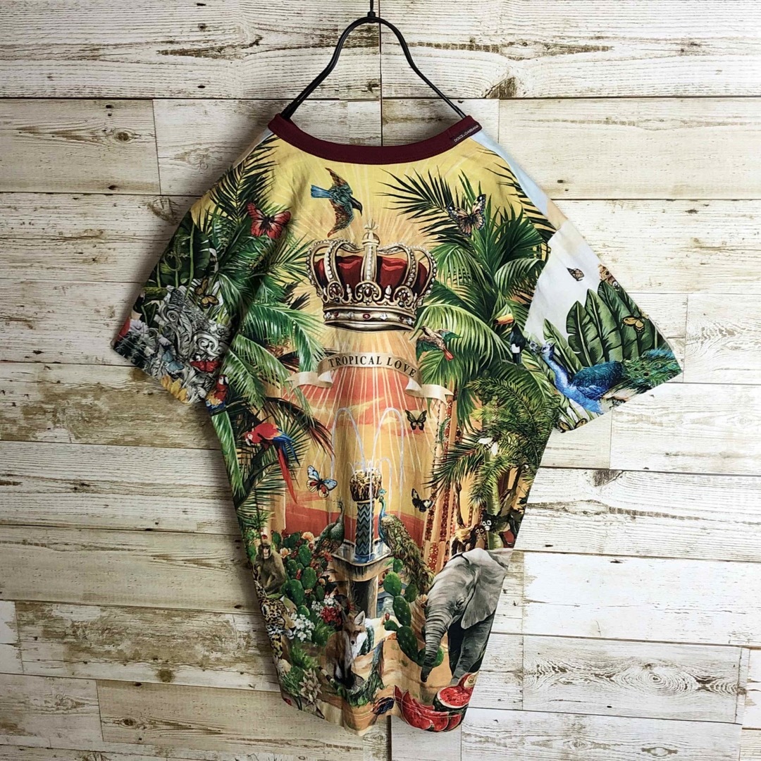 DOLCE&GABBANA(ドルチェアンドガッバーナ)のDOLCE&GABBANA ドルガバ tシャツ ビックDGロゴ入り 希少デザイン メンズのトップス(Tシャツ/カットソー(半袖/袖なし))の商品写真