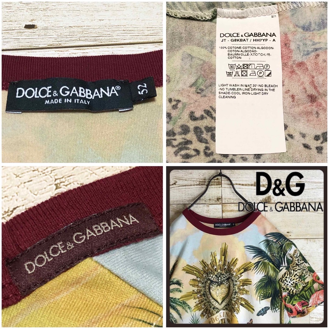 DOLCE&GABBANA(ドルチェアンドガッバーナ)のDOLCE&GABBANA ドルガバ tシャツ ビックDGロゴ入り 希少デザイン メンズのトップス(Tシャツ/カットソー(半袖/袖なし))の商品写真