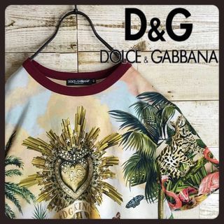 ドルチェアンドガッバーナ(DOLCE&GABBANA)のDOLCE&GABBANA ドルガバ tシャツ ビックDGロゴ入り 希少デザイン(Tシャツ/カットソー(半袖/袖なし))