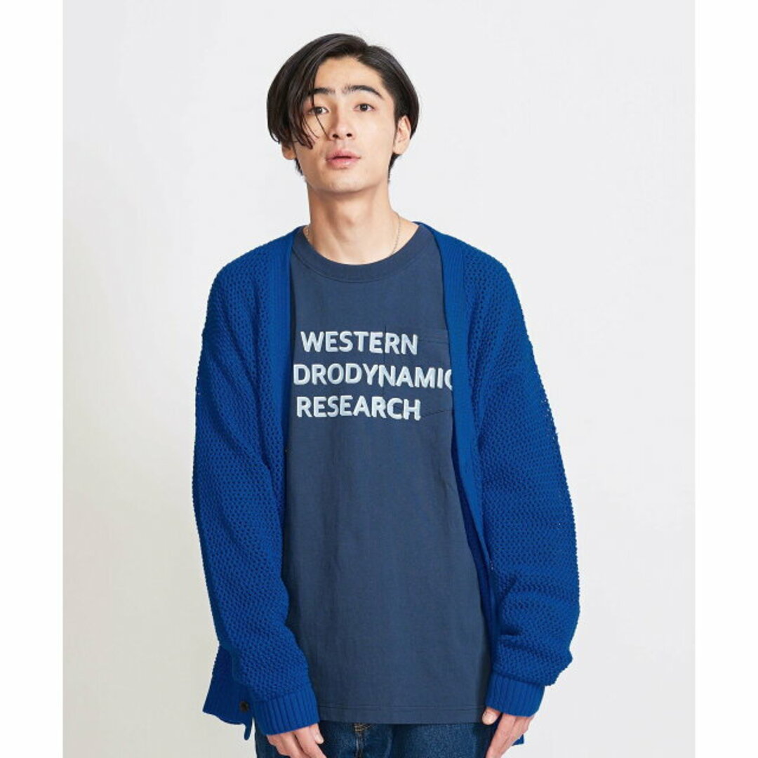 BEAUTY&YOUTH UNITED ARROWS(ビューティアンドユースユナイテッドアローズ)の【COBALT】【M】<info. BEAUTY&YOUTH> バルーンシルエット メッシュ カーディガン メンズのトップス(カーディガン)の商品写真