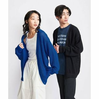 ビューティアンドユースユナイテッドアローズ(BEAUTY&YOUTH UNITED ARROWS)の【COBALT】<info. BEAUTY&YOUTH> バルーンシルエット メッシュ カーディガン(カーディガン)