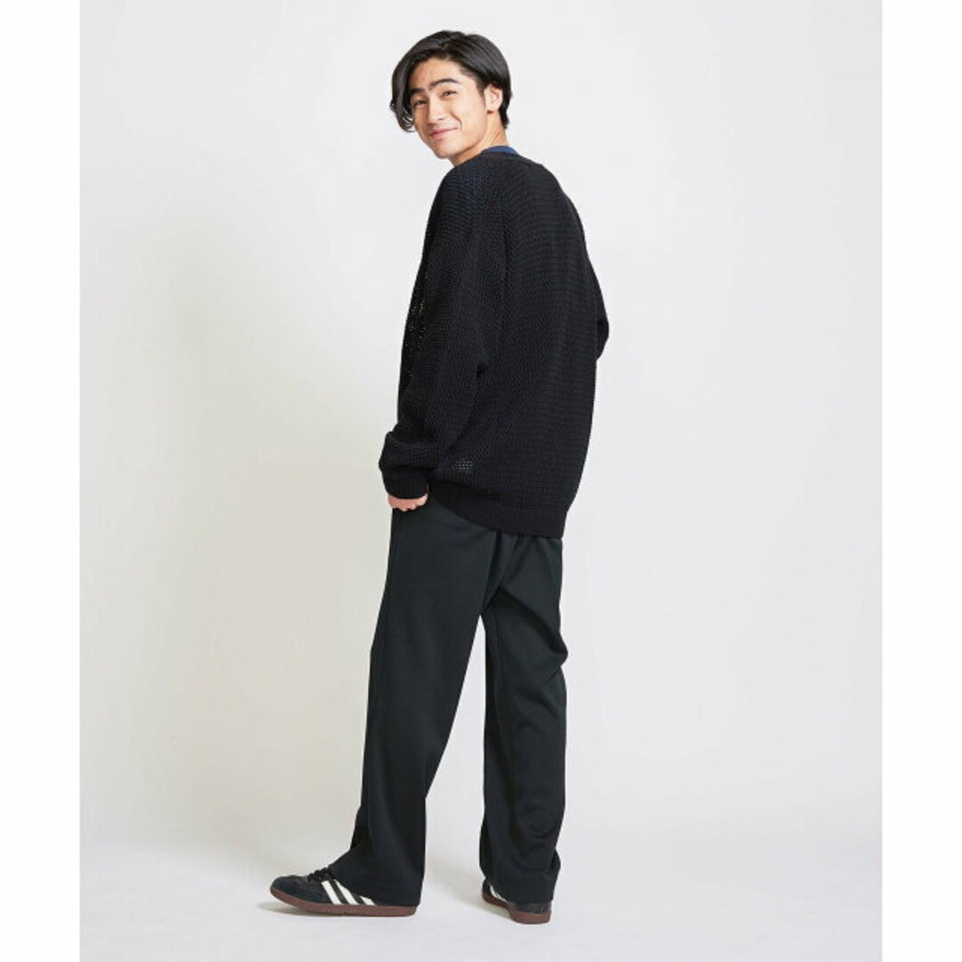 BEAUTY&YOUTH UNITED ARROWS(ビューティアンドユースユナイテッドアローズ)の【BLACK】<info. BEAUTY&YOUTH> バルーンシルエット メッシュ カーディガン メンズのトップス(カーディガン)の商品写真