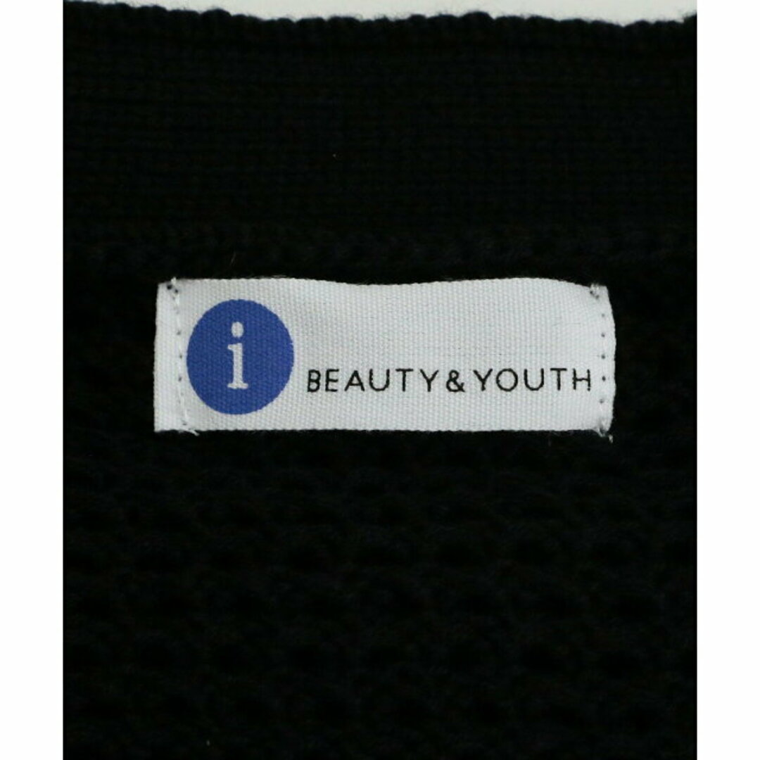 BEAUTY&YOUTH UNITED ARROWS(ビューティアンドユースユナイテッドアローズ)の【BLACK】<info. BEAUTY&YOUTH> バルーンシルエット メッシュ カーディガン メンズのトップス(カーディガン)の商品写真