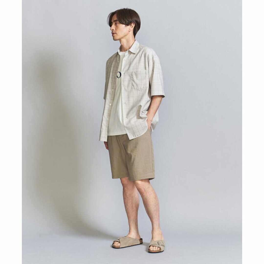 BEAUTY&YOUTH UNITED ARROWS(ビューティアンドユースユナイテッドアローズ)の【BEIGE】ポリエステル 1プリーツ イージー ショートパンツ その他のその他(その他)の商品写真