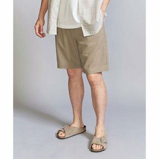 ビューティアンドユースユナイテッドアローズ(BEAUTY&YOUTH UNITED ARROWS)の【BEIGE】ポリエステル 1プリーツ イージー ショートパンツ(その他)