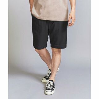 ビューティアンドユースユナイテッドアローズ(BEAUTY&YOUTH UNITED ARROWS)の【BLACK】ポリエステル 1プリーツ イージー ショートパンツ(その他)