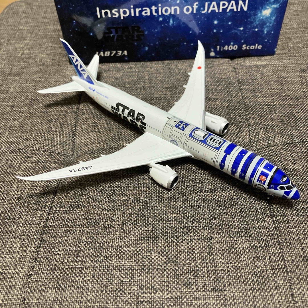 @美品 @レア　ANA STAR WARS Boeing787-9 特別塗装機 エンタメ/ホビーのテーブルゲーム/ホビー(航空機)の商品写真