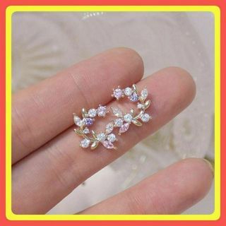 ⭐️フォロー割⭐️ピアス ゴールド 花 S925 大人気 #C359-1(ピアス)