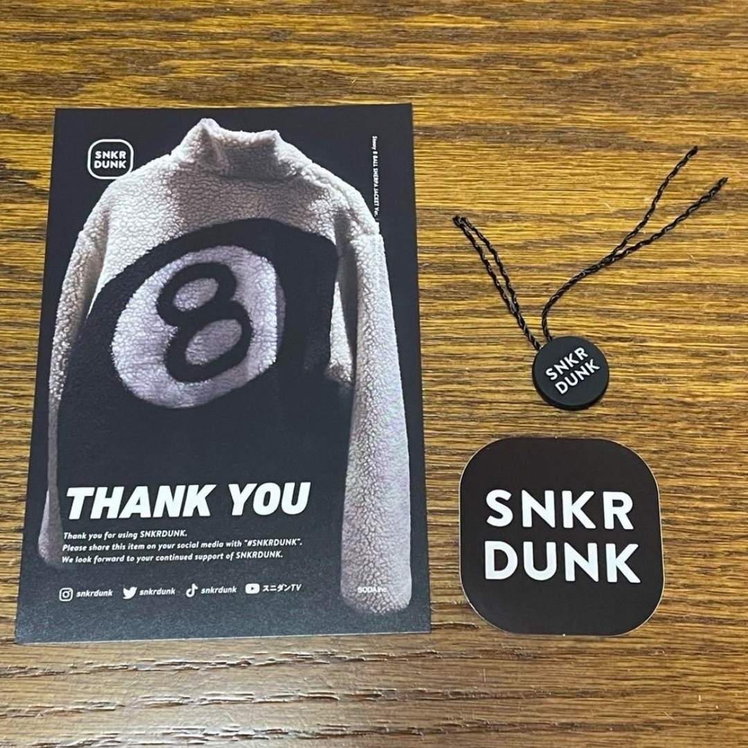 SNKRDUNK スニーカーダンク　タグ　カード ステッカー　3点セット | フリマアプリ ラクマ