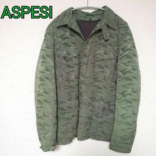 ASPESI - 新品9.8万 麻布テーラー 別注 ＡＳＰＥＳＩ Ｍ-65 グレー XS ...