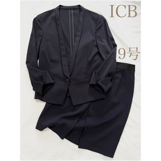 ICB - 極美品 iCB シャドーストライプ セットアップスーツ シングル