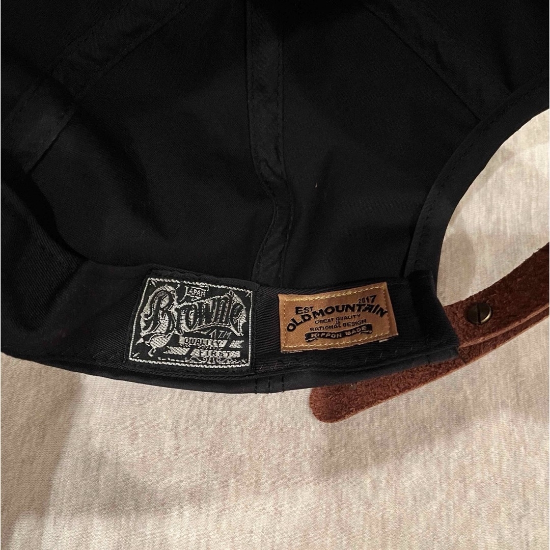 OLD MOUNTAIN  JOCKEY CAP　コーデュロイ(ブラック) メンズの帽子(キャップ)の商品写真