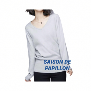 SAISON DE PAPILLON - ☆SAISON DE PAPILLON セゾンドパピヨン レディースセーター