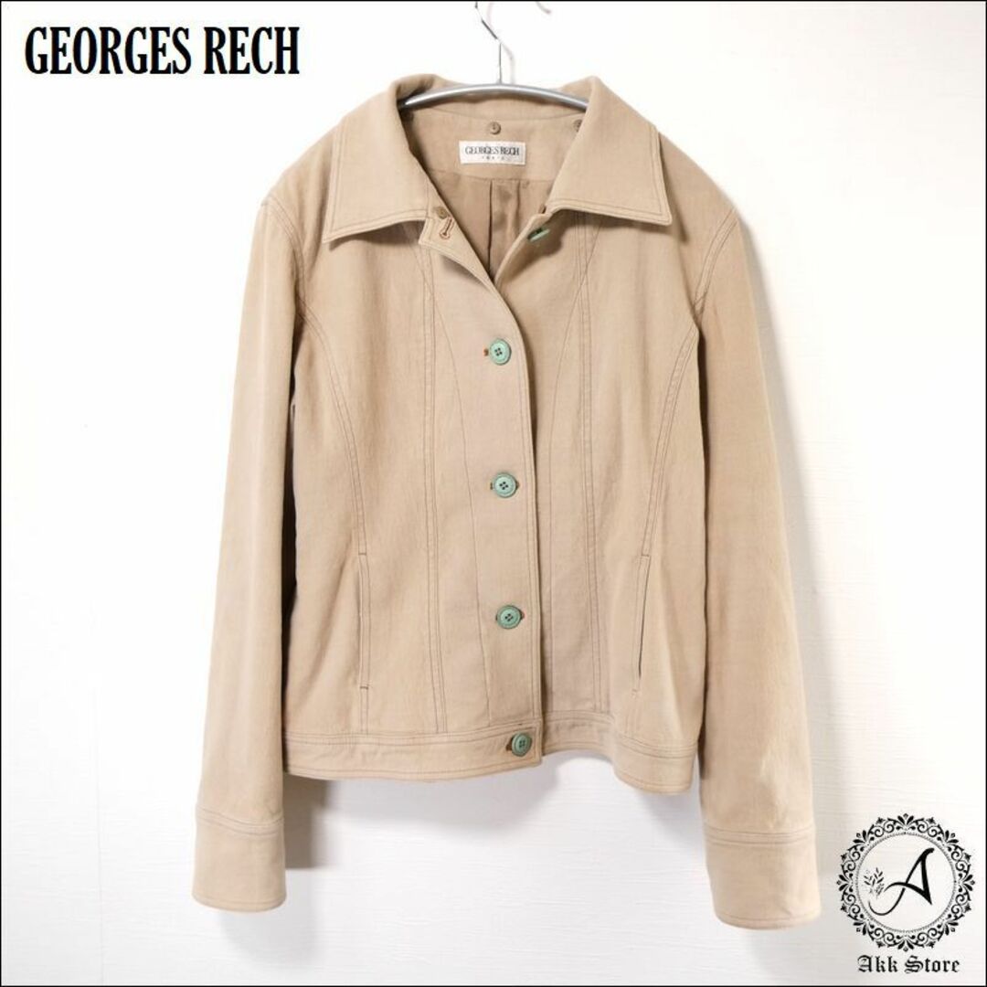 GEORGES RECH(ジョルジュレッシュ)のGEORGES RECH ジョルジュレッシュ レディース ジャケット S レディースのジャケット/アウター(ブルゾン)の商品写真