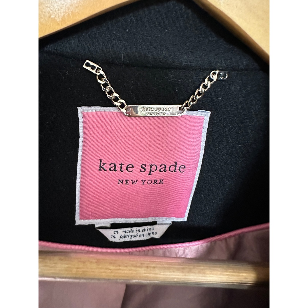 kate spade new york(ケイトスペードニューヨーク)のケイトスペード　Aラインロングコート　ワンピースコート レディースのジャケット/アウター(ロングコート)の商品写真