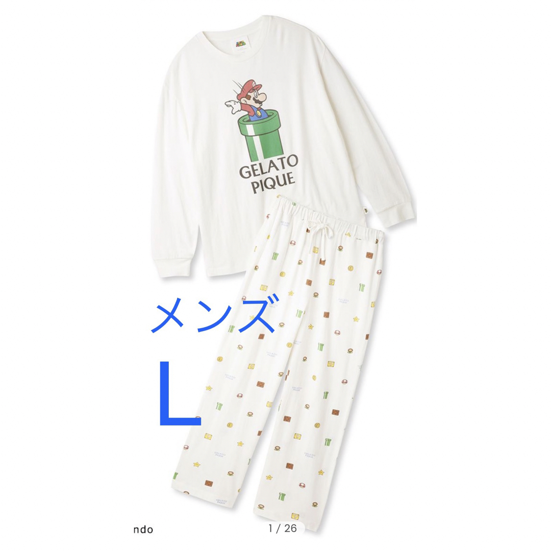ジェラピケ × ヨッシー】ルームウェアセットアップ(Lサイズ)+ ジェラピケ × ヨッシー】ルームウェアセットアップ(Lサイズ)+