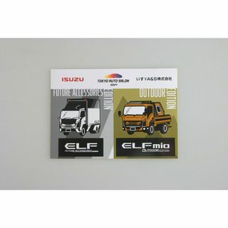 イスズ(いすゞ)の非売品 ISUZU ELF いすゞ エルフ ノベルティ ステッカー(車外アクセサリ)