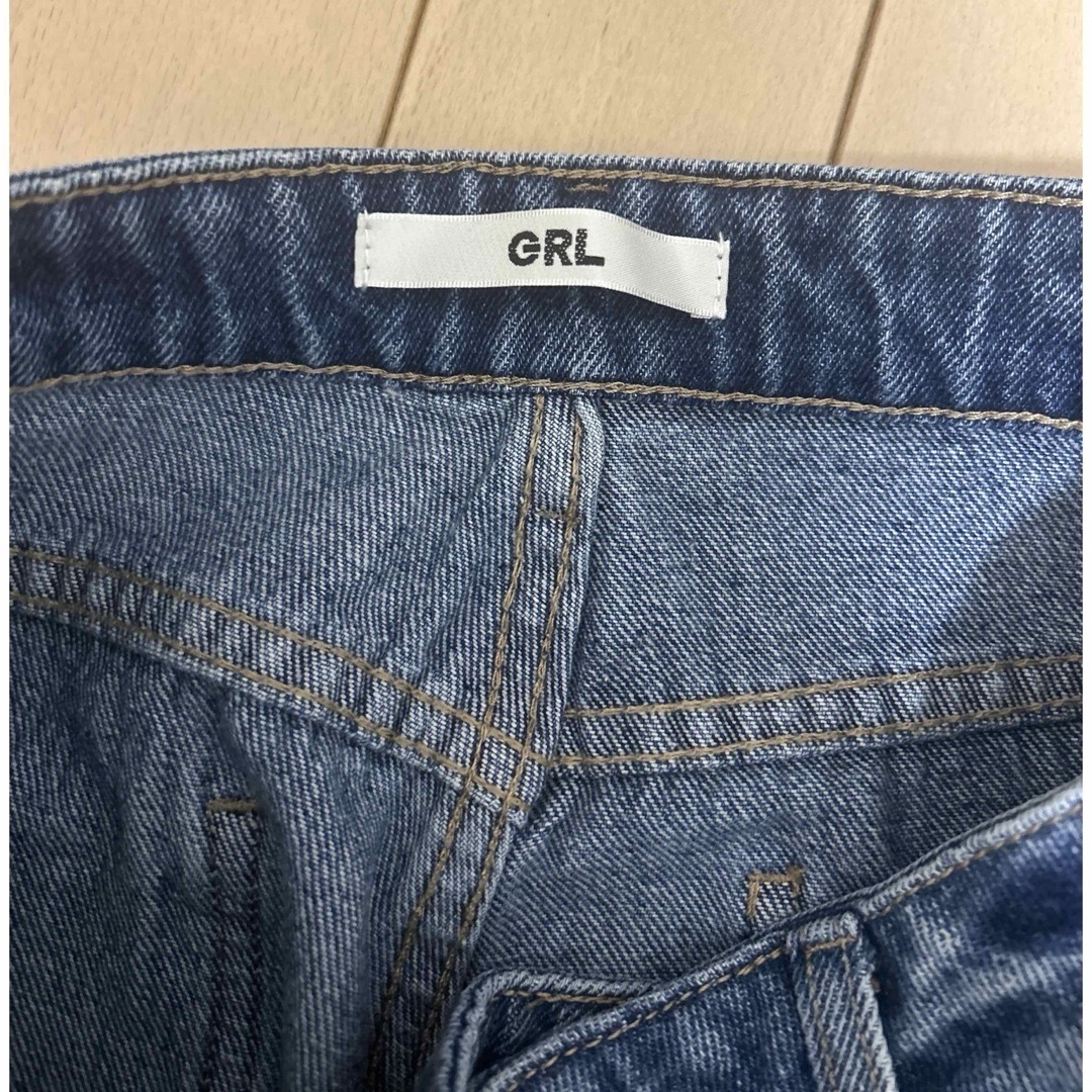 GRL(グレイル)のGRL ハイウエストテーパードデニムパンツ レディースのパンツ(デニム/ジーンズ)の商品写真