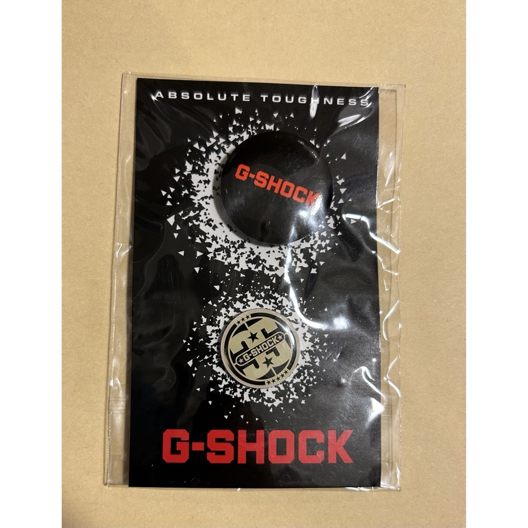 G-SHOCK(ジーショック)の新品 未使用 G-SHOCK 35周年 缶バッジ  Gショック カシオ  メンズの時計(その他)の商品写真