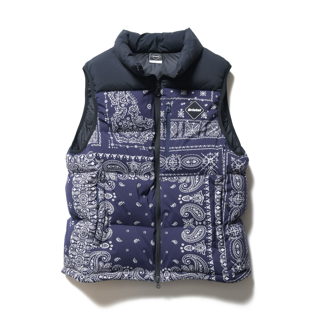 F.C.R.B. - FCRB DOWN VEST ダウンベスト バンダナの通販 by MTM's