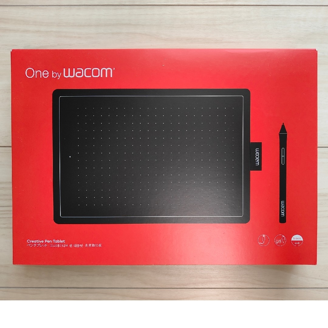 Wacom(ワコム)のワコム ペンタブレット One by Wacom ペン入力専用モデル Mサイズ… スマホ/家電/カメラのPC/タブレット(PC周辺機器)の商品写真