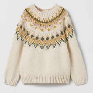 ZARA KIDS - ザラベビー　zarababy ノルディックニット　12-18 86