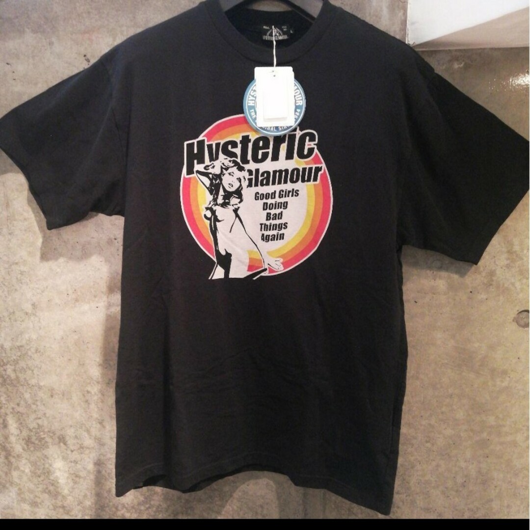 HYSTERIC GLAMOUR(ヒステリックグラマー)の【コムドットやまと着　新品】ヒステリックグラマー　センターガール　Tシャツ メンズのトップス(Tシャツ/カットソー(半袖/袖なし))の商品写真