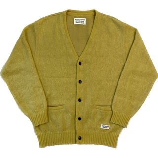 ワコマリア(WACKO MARIA)の最終値下げWACKO MARIA MOHAIR CARDIGAN YELLOW(カーディガン)