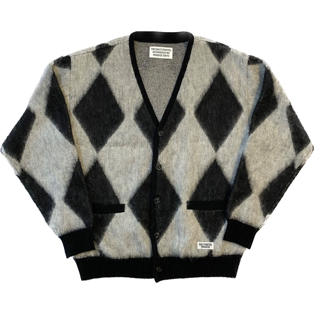 WACKO MARIA(ワコマリア)の最終値下げWACKO MARIA DIAMOND MOHAIR CARDIGAN メンズのトップス(カーディガン)の商品写真