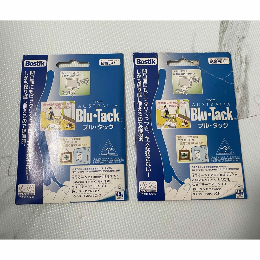 ブル・タック Blu・Tack 粘着ラバー ポスター インテリア/住まい/日用品の文房具(その他)の商品写真