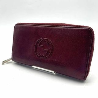 グッチ(Gucci)のグッチ ソーホー ラウンドファスナー レザー 268500 ワインレッド(財布)