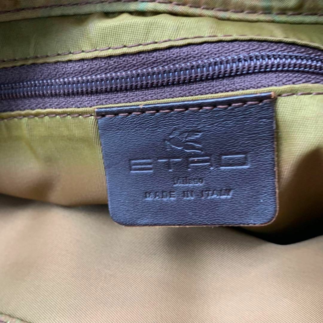 ETRO(エトロ)のエトロ トートバッグ ナイロン ペイズリー柄 イエロー 肩掛け レディースのバッグ(トートバッグ)の商品写真